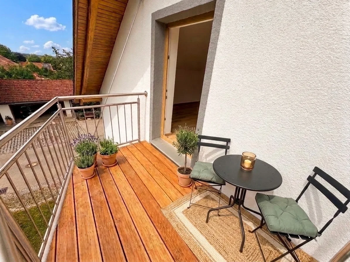 Balkon — Einrichtungsvorschlag (Visualisierung)