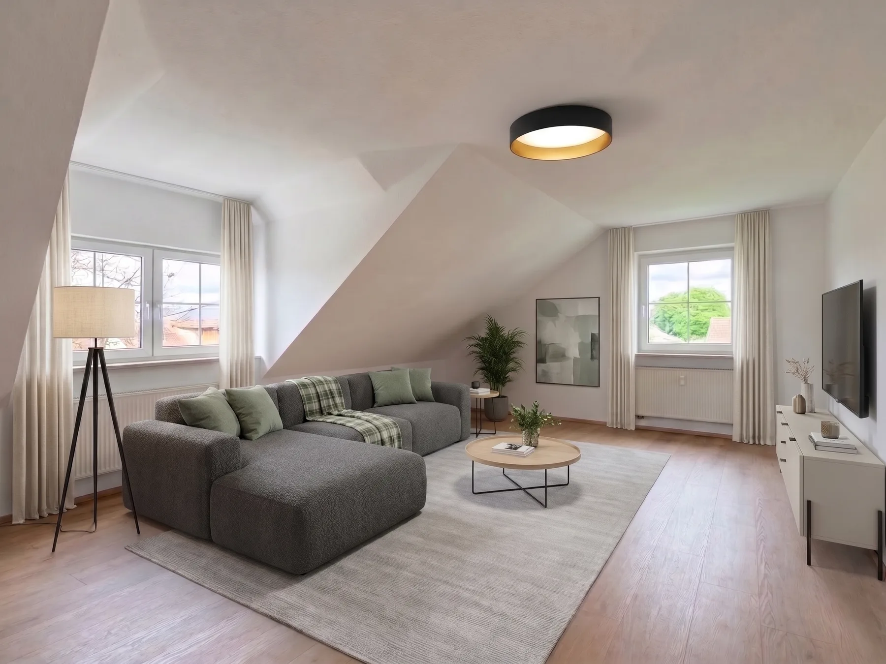 Wohnzimmer — Einrichtungsvorschlag (Visualisierung)