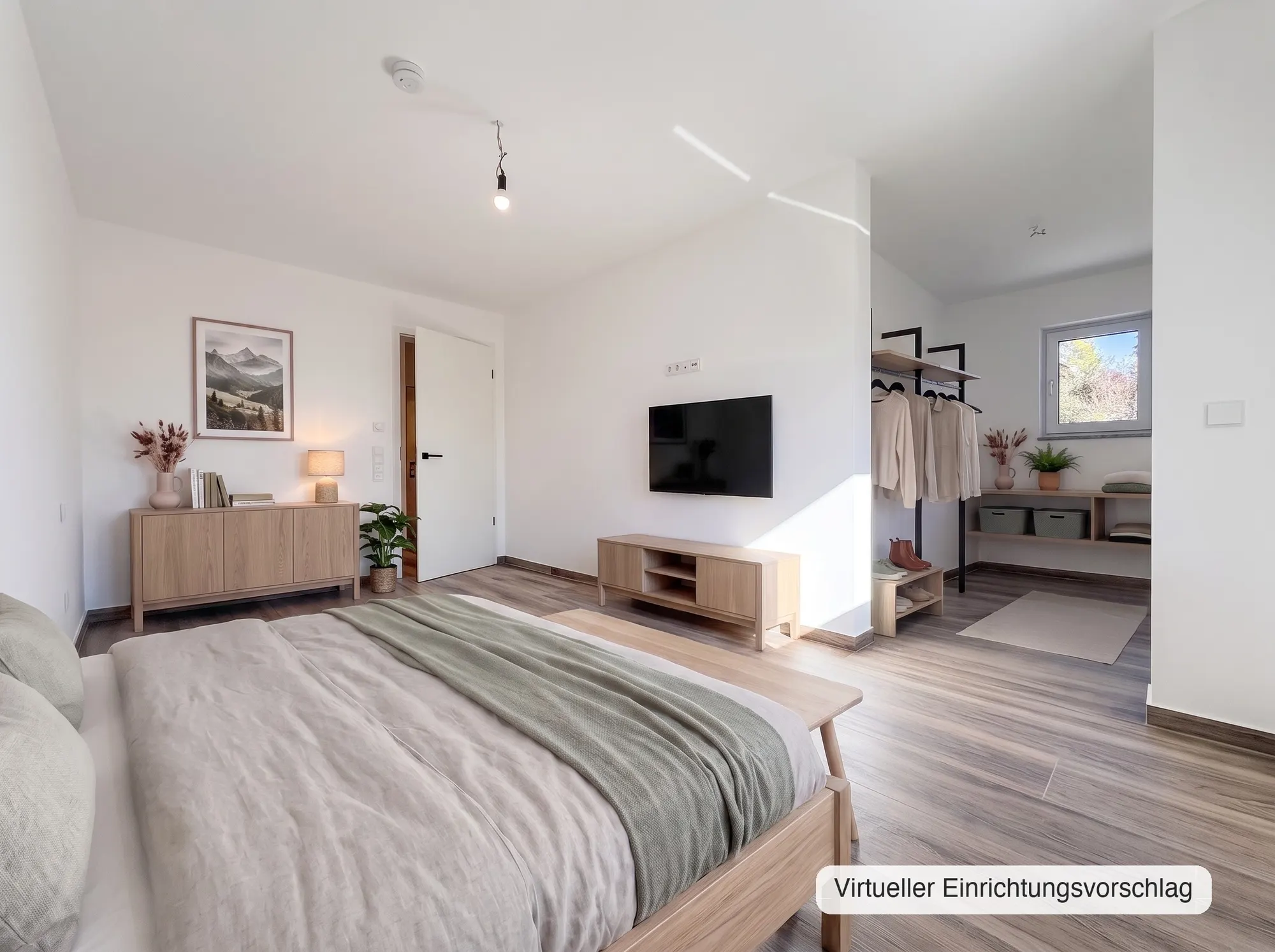 Schlafzimmer — virtueller Einrichtungsvorschlag