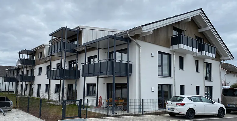 Neubau mit 18 Wohnungen und Tiefgarage in Marktoberdorf