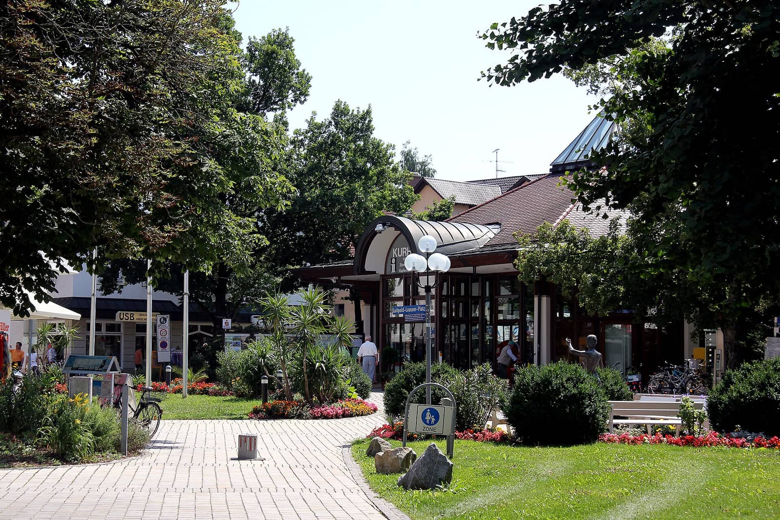 Kurhaus und Kurpark in Bad Wörishofen