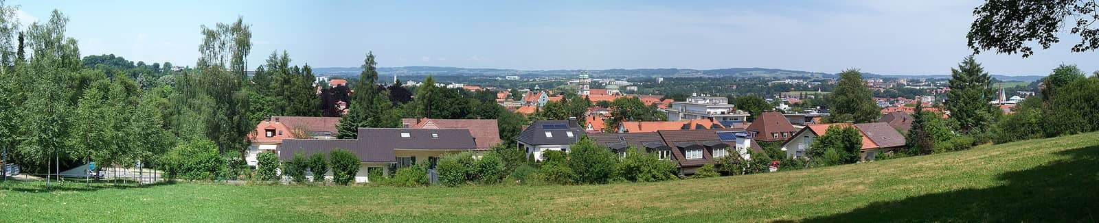 Panorama von Kempten im Allgäu